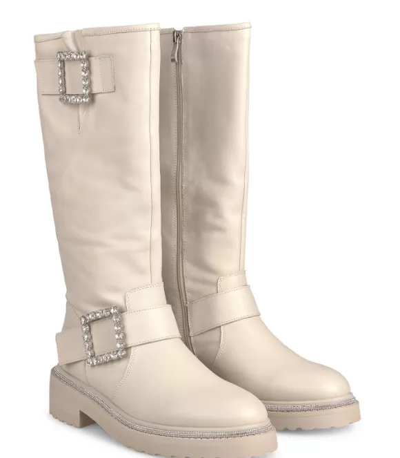 Flache Stiefel | Alma en Pena Kaufen Sie Bota Con Hebillas