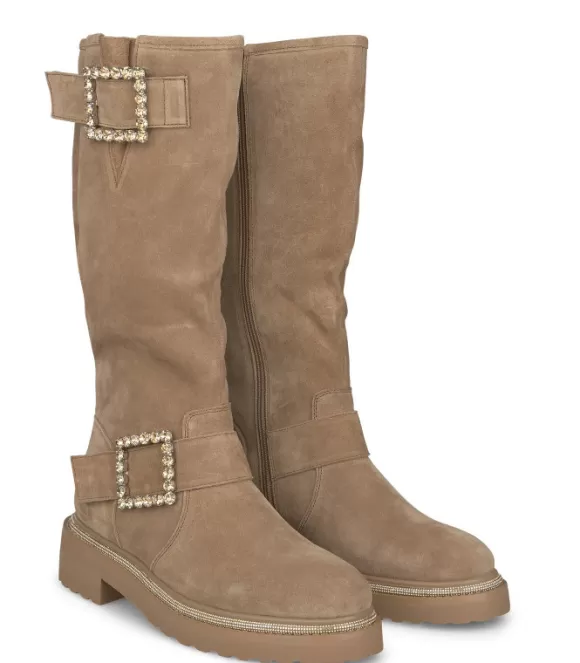 Flache Stiefel | Alma en Pena Kaufen Sie Bota Con Hebillas