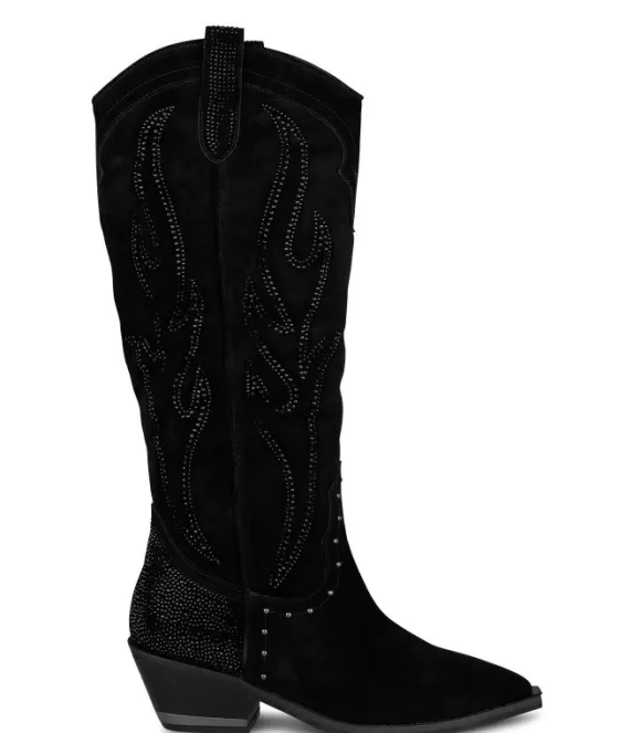 Flache Stiefel | Alma en Pena Kaufen Sie Cowboystiefel Mit Strassverzierung