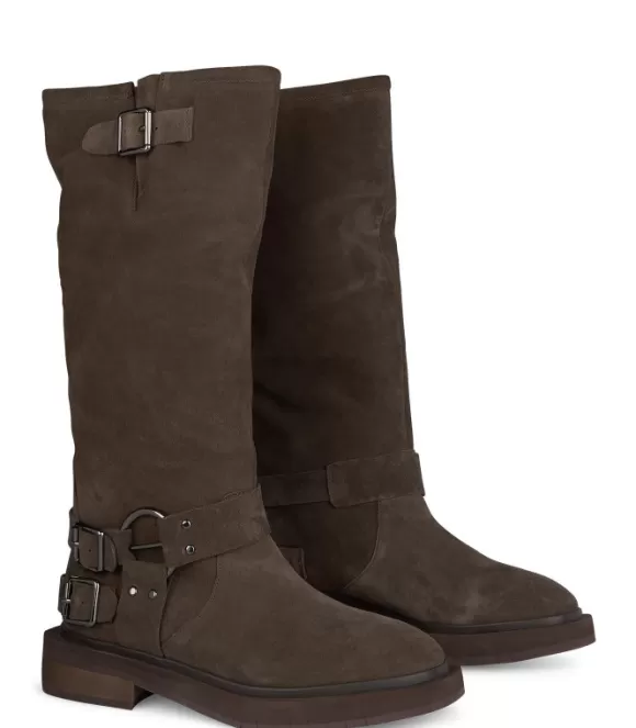 Flache Stiefel | Alma en Pena Kaufen Sie Flache Stiefel Mit Schnallen