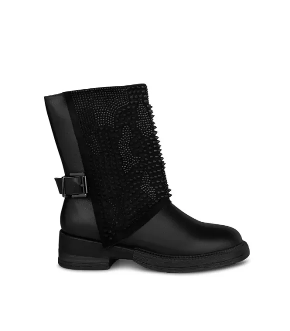 Flache Stiefeletten | Alma en Pena Kaufen Sie Schnallenstiefel Mit Nieten