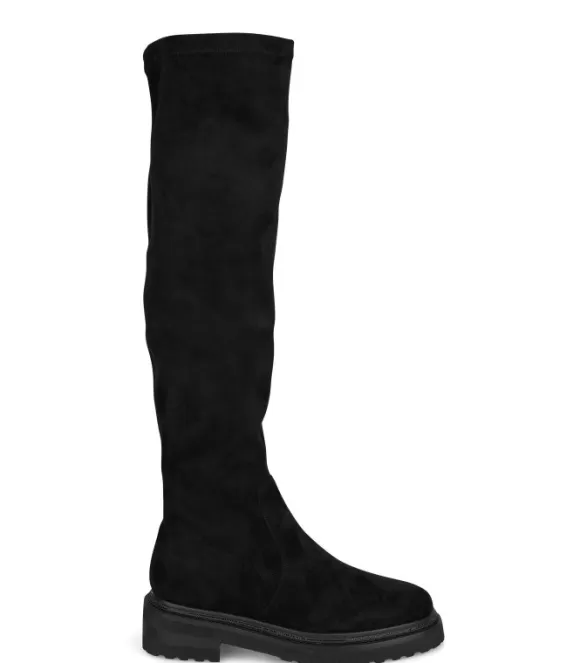 Flache Stiefel | Alma en Pena Kaufen Sie Verstellbare High-Top-Stiefel