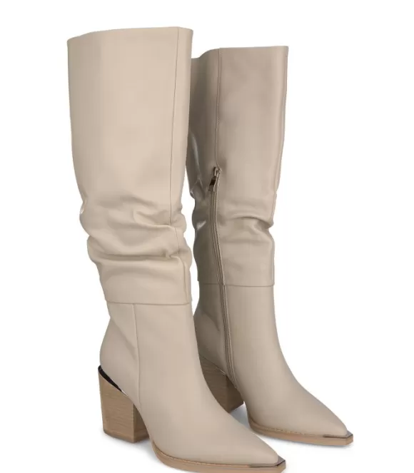 Stiefel Mit Absatz | Alma en Pena Kaufen Sie Wrinkled Cane Boot