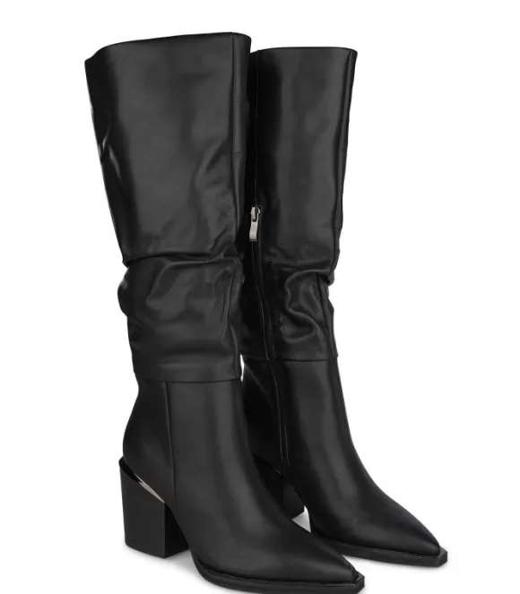 Stiefel Mit Absatz | Alma en Pena Kaufen Sie Wrinkled Cane Boot